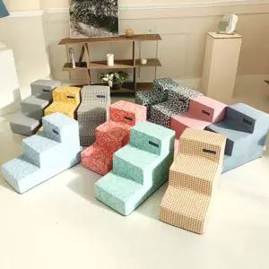 (어니-스트) 스테블미니3단계단 12종 3단 3단스텝 2단 슬개골탈구 침대 애완동물 쇼파 강아지관절 관리