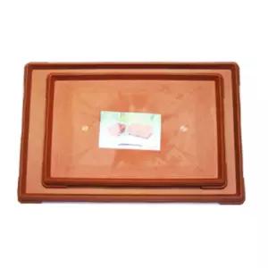 직사각화분받침대 모종 물대 토기색받이 받이 받침대 플라스틱