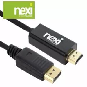 디스플레이포트 (입력) to HDMI (출력) 케이블 1m송수신 고급 영상신호 다용도 TV 연장 데이터전송 모니터