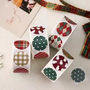 ( )포장용 선물용 크리스마스 스티커