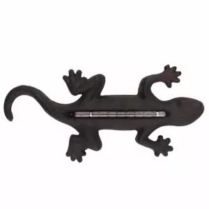 철 주물 온도계 도마뱀 장식 인테리어물철물 장식물 물장식 금속 아날로그 게이지 인테리어벽