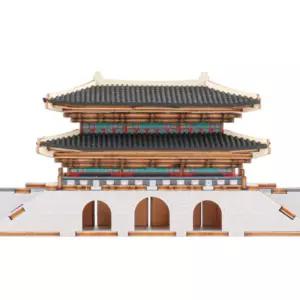 DIY 나무 조립 모형 건축 건물 만들기 미니 광화문 만들기놀이 목재 키트 물만들기