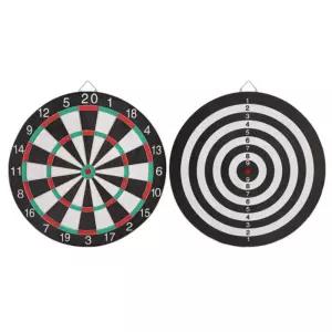 핀다트 양면 벽걸이형 게임 보드 놀이 세트 다트용 다트 클래식 바늘 다트삔 화살 용품