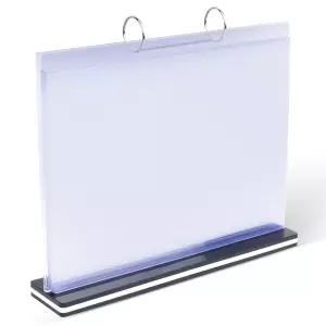 A4 스텐드북 6매 링 포켓 식당 카페 메뉴판 행사 안내카다로그꽂이 안내판 쇼케이스 업소용 드북 양면 테이