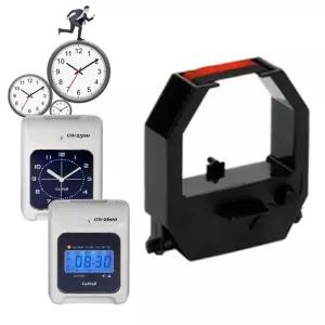 GAWALL 2500 2600용 흑적색 양면 카트리지잉크 리본 출근기록기