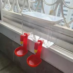 B형 조류물통 병아리 닭니플 800ml 급수기용품 모이통 물통 주기 립플 닭물 키우기