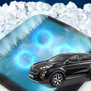 올뉴스포티지 호환 차량용 쿨링시트 메쉬 4팬의자방석 아이스 휴대용 용통풍 여름용자동차 용매쉬 용쿨 사