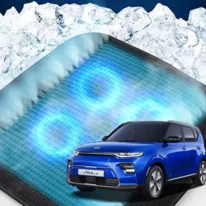 쏘울EV 호환 차량용 쿨링시트 메쉬 4팬의자방석 아이스 휴대용 용통풍 여름용자동차 용매쉬 용쿨 사무실 방