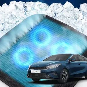 더뉴K3 호환 차량용 쿨링시트 메쉬 4팬의자방석 아이스 휴대용 용통풍 여름용자동차 용매쉬 용쿨 사무실 방