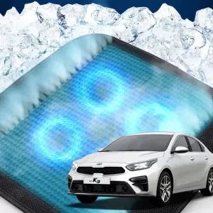 올뉴K3 호환 차량용 쿨링시트 메쉬 4팬의자방석 아이스 휴대용 용통풍 여름용자동차 용매쉬 용쿨 사무실 방