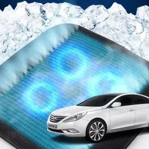 YF쏘나타 호환 차량용 쿨링시트 메쉬 4팬의자방석 아이스 휴대용 용통풍 여름용자동차 용매쉬 용쿨 사무실