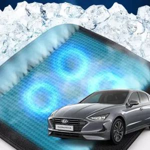 쏘나타DN8 호환 차량용 쿨링시트 메쉬 4팬의자방석 아이스 휴대용 용통풍 여름용자동차 용매쉬 용쿨 사무실