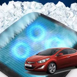 아반떼AD 호환 차량용 쿨링시트 메쉬 4팬의자방석 아이스 휴대용 용통풍 여름용자동차 용매쉬 용쿨 사무실