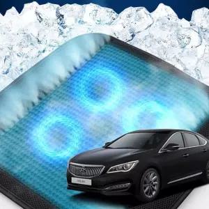 아슬란 호환 차량용 쿨링시트 메쉬 4팬의자방석 아이스 휴대용 용통풍 여름용자동차 용매쉬 용쿨 사무실 방