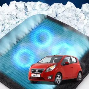 마티즈크리에이티브 호환 차량용 쿨링시트 메쉬 4팬의자방석 아이스 휴대용 용통풍 여름용자동차 용매쉬 용