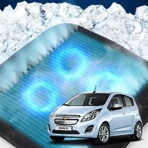 스파크EV 호환 차량용 쿨링시트 메쉬 4팬의자방석 아이스 휴대용 용통풍 여름용자동차 용매쉬 용쿨 사무실