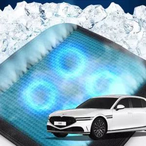 G90 호환 차량용 쿨링시트 메쉬 4팬의자방석 아이스 휴대용 용통풍 여름용자동차 용매쉬 용쿨 사무실 방석