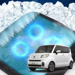 레이 호환 차량용 쿨링시트 메쉬 4팬의자방석 아이스 휴대용 용통풍 여름용자동차 용매쉬 용쿨 사무실 방석