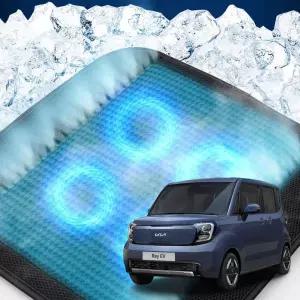 레이EV 호환 차량용 쿨링시트 메쉬 4팬의자방석 아이스 휴대용 용통풍 여름용자동차 용매쉬 용쿨 사무실 방