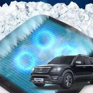 모하비 호환 차량용 쿨링시트 메쉬 4팬의자방석 아이스 휴대용 용통풍 여름용자동차 용매쉬 용쿨 사무실 방