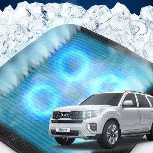 더뉴모하비 호환 차량용 쿨링시트 메쉬 4팬의자방석 아이스 휴대용 용통풍 여름용자동차 용매쉬 용쿨 사무