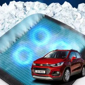 더뉴트랙스 호환 차량용 쿨링시트 메쉬 4팬의자방석 아이스 휴대용 용통풍 여름용자동차 용매쉬 용쿨 사무