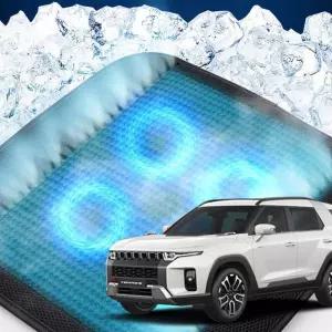 토레스 호환 차량용 쿨링시트 메쉬 4팬의자방석 아이스 휴대용 용통풍 여름용자동차 용매쉬 용쿨 사무실 방