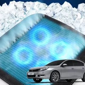 SM5 호환 차량용 쿨링시트 메쉬 4팬의자방석 아이스 휴대용 용통풍 여름용자동차 용매쉬 용쿨 사무실 방석
