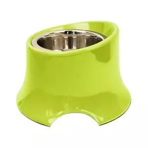 슈퍼 하이슬로프 보울(M)그린동물그릇 애완 밥그릇 애완밥 사료 급식기 고급 컬러