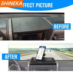 호환 SHINEKA 대시보드 보관 트레이  내비게이션 휴대폰 거치대 지프 랭글러 JK 2007 인테리어 액세서리