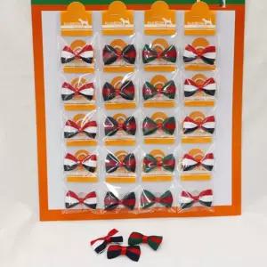 코코아허니 701G 삼선 밴드 1판 20개입애완견헤어고무줄 머리 라인 강아지 애견