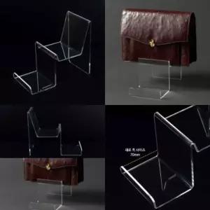 2단 아크릴 핸드백 진열대 전시대 선반 진열장 디스플레이 스탠드매대 홍보테이블 상품 회전 장식장 약국