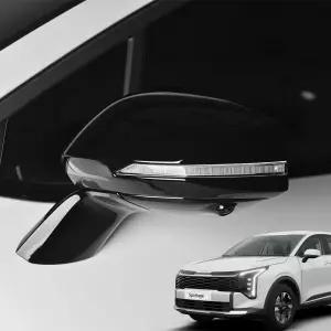 스포티지 NQ5 튜닝 사이드미러 몰딩용 기스방지커버 스크래치 신차필수용품 자동차 차량 블랙