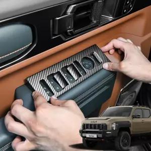 타스만 튜닝 윈도우 스위치 커버 카본 용품차량몰딩 기스방지 스크래치 보호 신차필수 튜닝용 포인트 자동