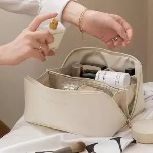 빅오픈분리파우치 수납 여행용 올인원 목욕 공간파 화장품파 용파 올인원파 메이크업파 다용도파 이너백 여