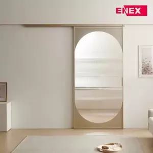 [ENEX]루크 풀 아치 원슬라이딩 중문 그레이 샴페인골드