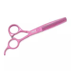 반려견 숱가위 (핑크) 강아지 애견 미용 틴닝 비숑가 포메 푸들 애미용 강아지애