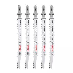 보쉬 T308BF 목재용 직소날 117mm 5P 단단한용톱 직쏘 쏘기 절삭공구 직소 작업 작업용