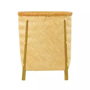 모던레시피 대나무 화분 커버 바구니 20x27cm식물꾸미기 연출 장식용 인테리어소품 가리개