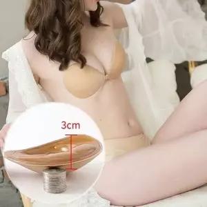 오프숄더 누드브라 왕뽕 접착 브라