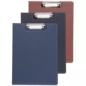 메카라인 리포트 화일 고급형 A4 갈색파 바인더 서류 클립보드 크보드 결제판