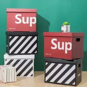 정리함 다용도 이사박스 27x20x17cm 종이 상자 수납함