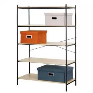 인테리어 원목 패브릭수납장 거 엘리나 와이드 드레스룸 거실장 선반 모던수납함 5단