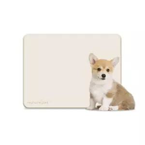 네이처펫 논슬립 실리콘 배변매트 (특대형 베이지)(80X65cm)반려견화장실 애판 매트 훈련용품 식기 미용 배