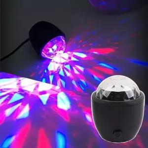 LED 싸이키 파티조명 Coms 노래방 휴대용 미러볼 조명