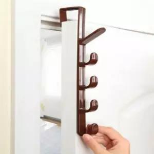 도어행거 도어훅 도어옷걸이 브라운 5단 옷걸이