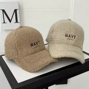 남여 뽀글이 겨울야구모자 뽀글이 겨울볼캡 영문자수 남자모자 뽀글이 캐주얼 볼캡 여자모자 겨울 야구모자