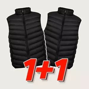 다운 패딩 조끼 겨울 보온 베스트 베스트 겨울 가을 패딩 경량 다운 방한 누빔 조끼 남자 등산 점퍼