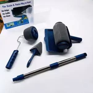 스텐봉길이조절롤러 셀프 페인팅 세트 기본도배 로라 도구 스파이크 수성페인트 다용도 9인치 4인치 스폰지