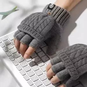 겨울 방한 풀립 반장갑 니트 터치장갑 등산 야외 보온장갑 여자 방한 등산장갑 용품 남성장갑 겨울 남자